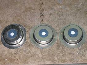 Three mounts are finished with new silicon pads