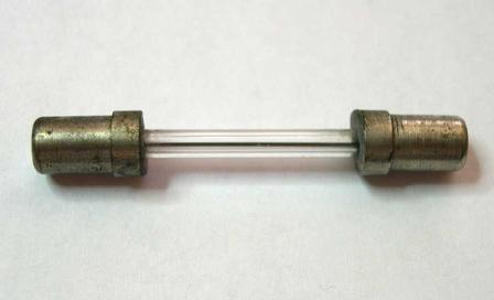 Glass "grid leak" resistor from an AK35