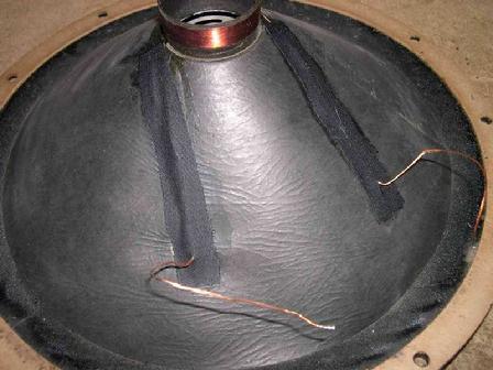 New terminal wires are attached to the cone