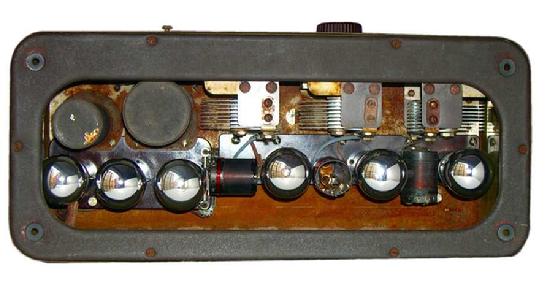 Inside of an Atwater Kent Model 35
